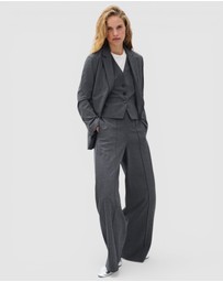 rag & bone - Jennifer Striped Combo Blazer