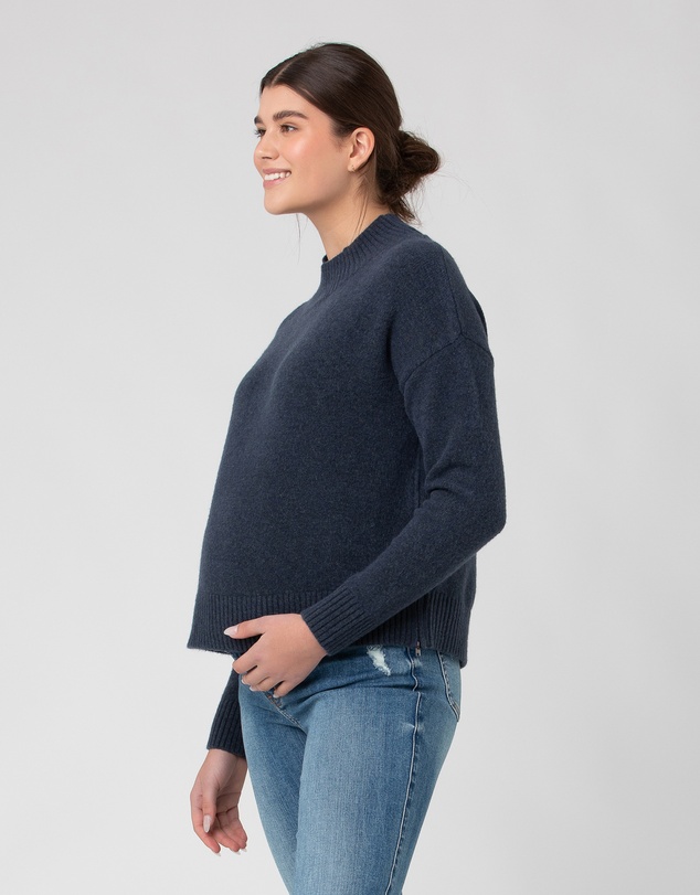 Ripe Maternity - Jade Crop Nursing Knit