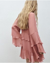 M.N.G - Short Ruffled Dress
