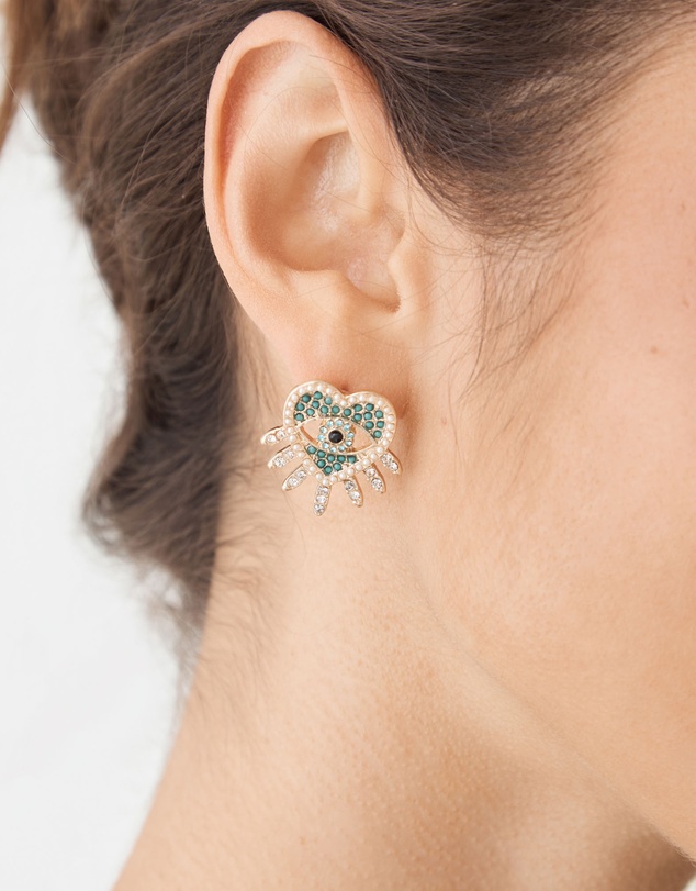 Forcast - Betty Heart Eye Earrings
