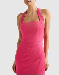 Forever New - Willow Halter Neck Wrap Maxi Dress