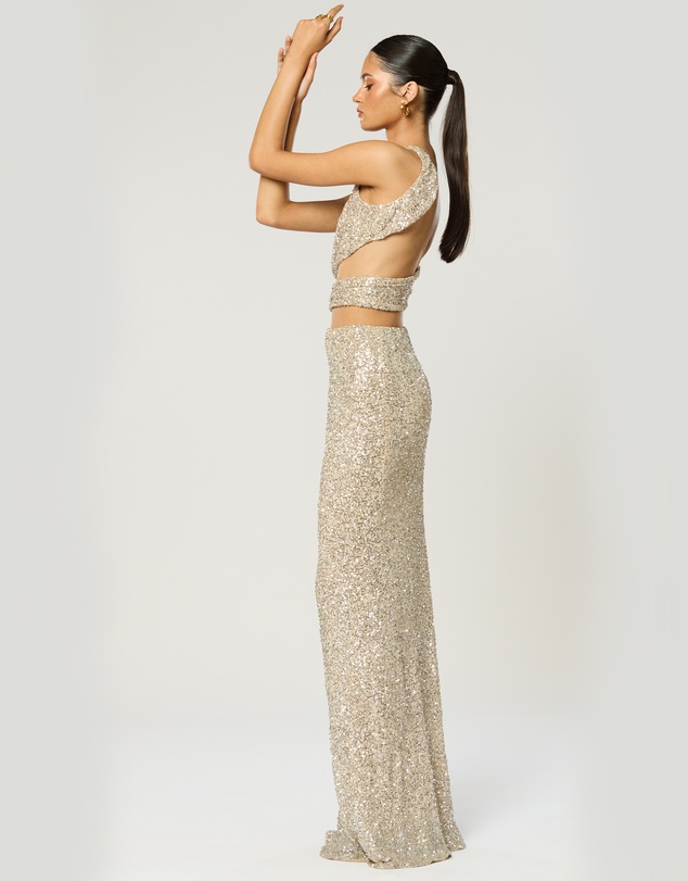 Winona - Sterling Sash Dress 