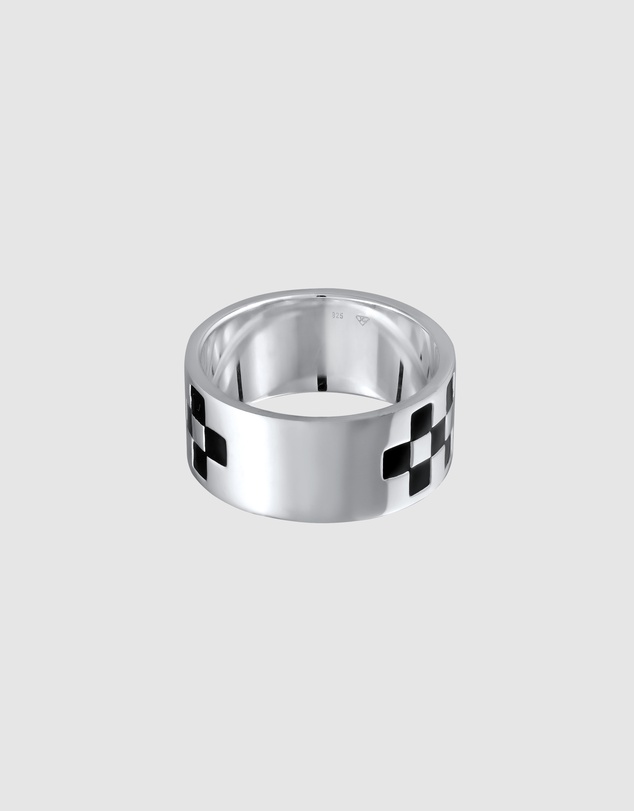 Kuzzoi - ICONIC EXCLUSIVE - Ring Male Silver 925 Sterling Silver Enamel