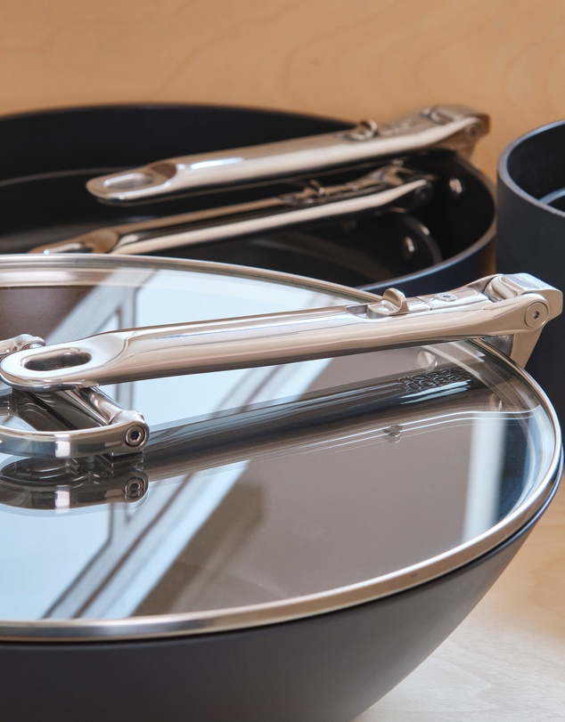 Joseph Joseph - Space Non-stick Wok with Folding Handles and Lid - 32 cm