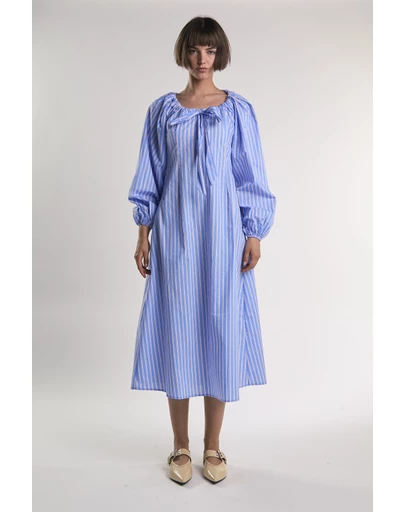 Glamorous - Gathered-Neck Midi-Dress