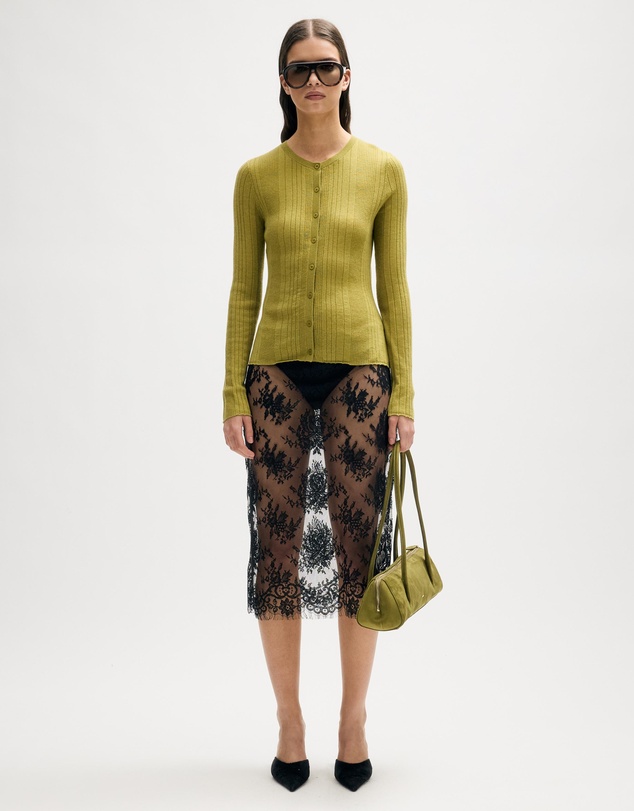 Minima Esenciales - Nori Merino Wool Cardigan