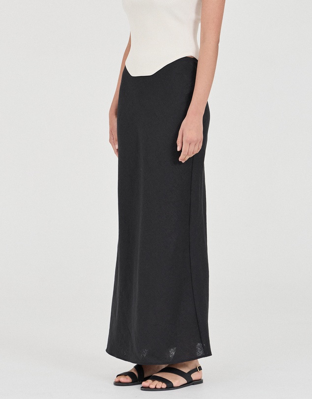 FRIEND of AUDREY - Carlton Linen Bias Skirt