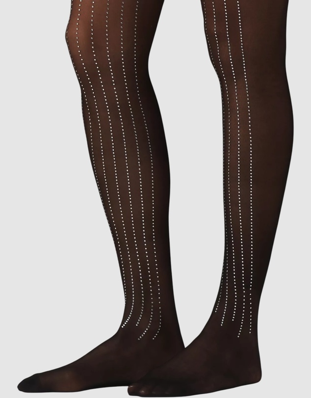 High Heel Jungle - Linear Crystal Tights