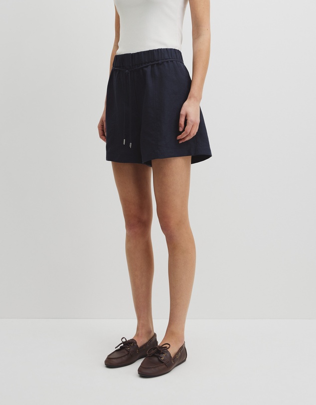 Country Road - Pull On Linen Short