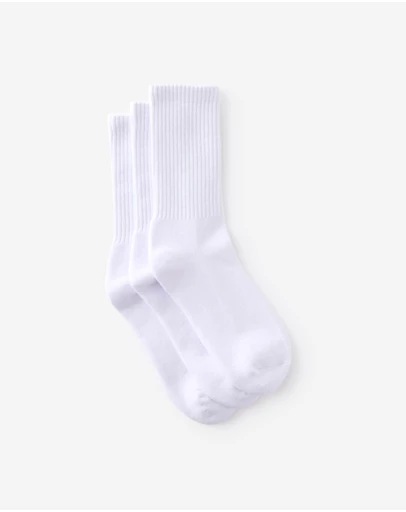 Cotton On - 3 Pack Essential Crew Socks