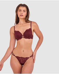 Bras N Things - Daisy Lightly Lined Bra - Berry