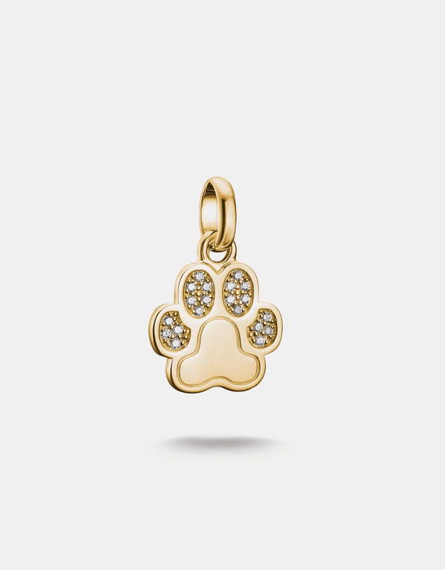 THOMAS SABO - THOMAS SABO Connect Charm paw Gold