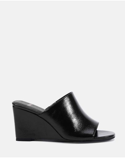 Black Crinkle Patent