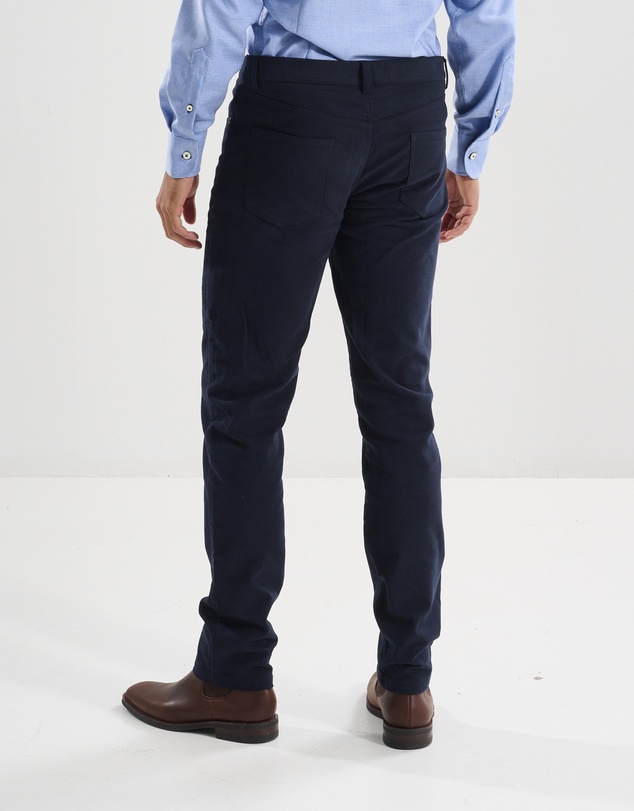 3 Wise Men - 3 Wise Men Ruxton Moleskin Trouser - Navy