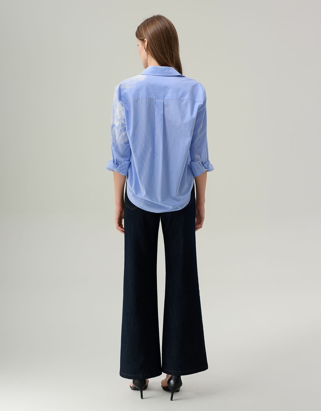 IDA+S - Maisie Striped Oversized Blouse