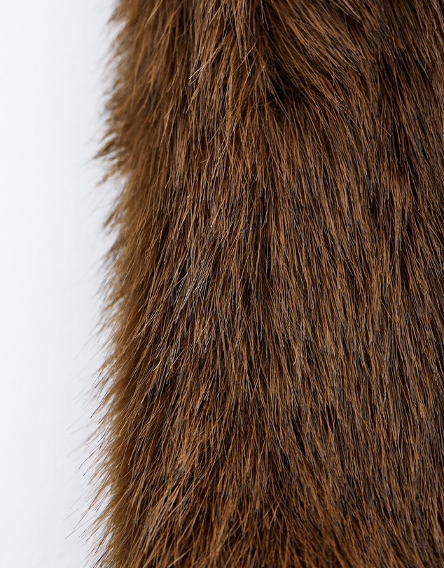 & Other Stories - Faux Fur Mittens
