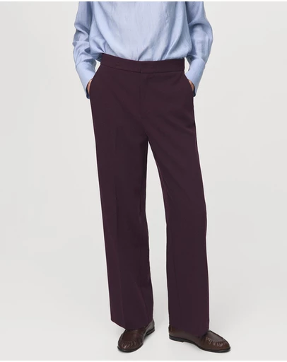 M.N.G - High-Waist Straight Trousers