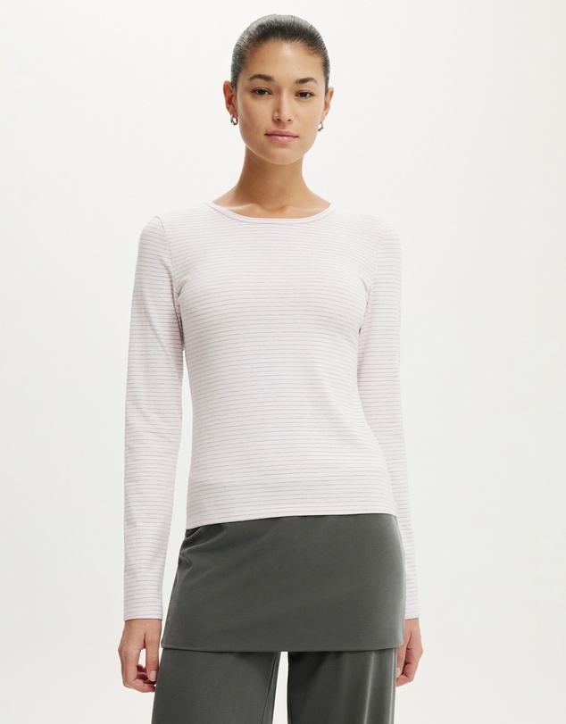 Cotton On - Everyday Smooth Long Sleeve T-Shirt