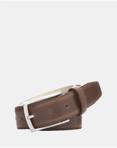 Buckle - Casablanca. Australian Made Classic Leather Belt. 35mm width.