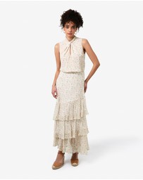 Forcast - Indy Ruffle Floral Skirt