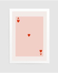 Olive et Oriel - Ace Of Hearts by Treechild Art Print