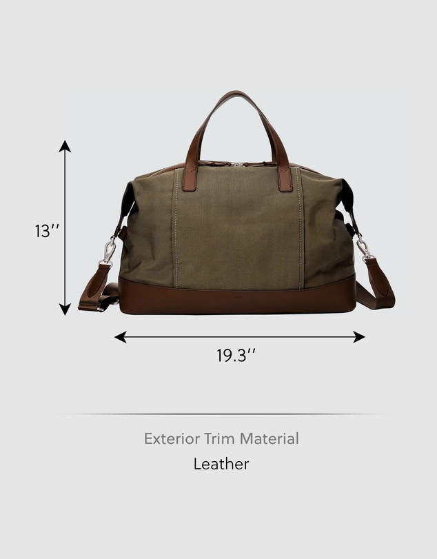 Fossil - Raeford Khaki Duffle Bag