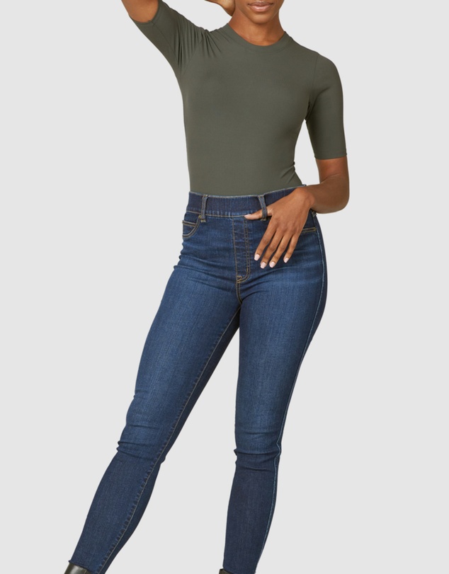 Spanx - Suit Yourself-Ribbed Crewneck Bodysuit