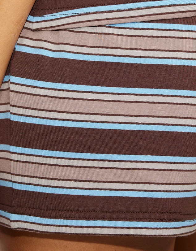 Dazie - Ahoy Stripe Mini Shorts