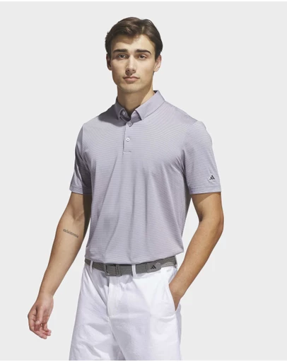 adidas Performance - ULTIMATE365+ PENCIL STRIPE CLIMACOOL POLO SHIRT Mens