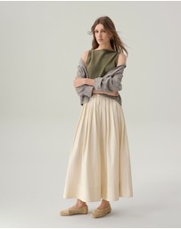 IDA+S - Sunny Cotton Midi Skirt