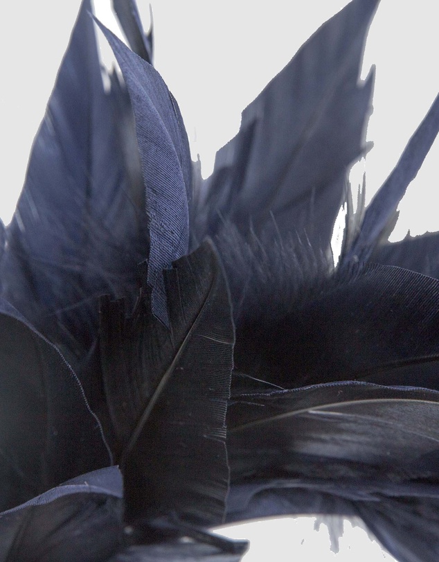 Max Alexander - Modern Navy Racing Fascinator
