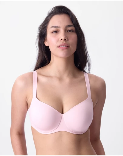 Bras N Things - Sapphire Smooth Full Coverage Bra - Light Pink