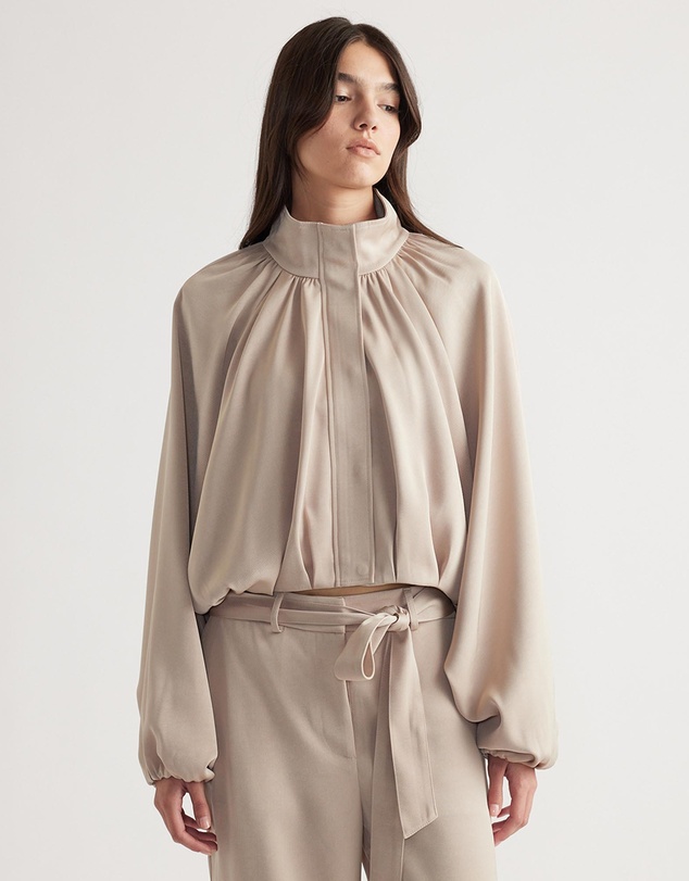 Decjuba - Stella Satin Bubble Jacket
