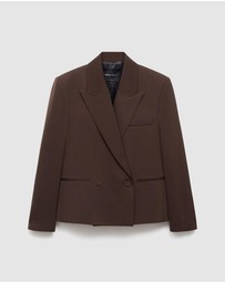 M.N.G - Double-Breasted Suit Jacket