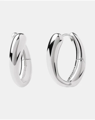 PDPAOLA - Helix Silver Hoop Earrings