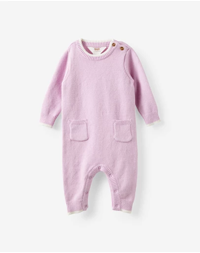Cotton On Kids - Baby Organic Knit Long Sleeve Romper