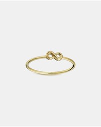 Zoe Olivia - 9K Gold Infinity Ring
