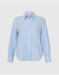 Forcast - Sam Linen Relaxed Shirt