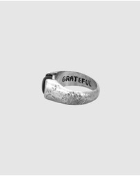 Haze & Glory - ICONIC EXCLUSIVE - Ring Liberty Black Onyx in 925 Sterling Silver