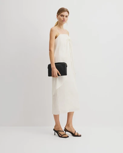 Country Road - Tie Detail Midi Dress