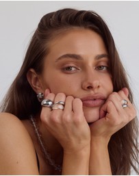 CENDRE - Mercer Earrings Silver