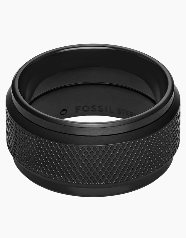 Fossil - Machine Black tone Ring