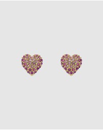 Ted Baker - Adoraa Crystal Sweetheart Stud Earrings