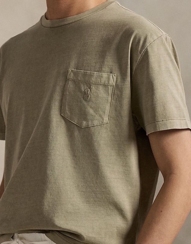 Polo Ralph Lauren - Custom Slim Mineral-Dyed Pocket T-Shirt