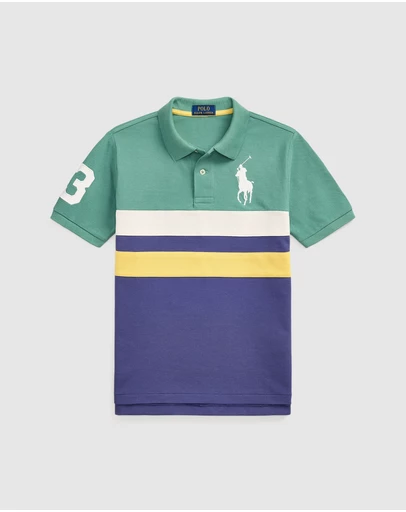 Polo Ralph Lauren - Big Pony Cotton Mesh Polo Shirt - ICONIC EXCLUSIVE - Teens