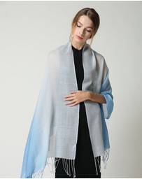 Ozwear Connection Uggs - Ugg 100% Merino Wool Tie Dye Scarf Dawn and Blue