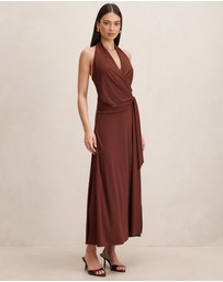 Forever New - Aaliyah Wrap Halter Neck Midi Dress