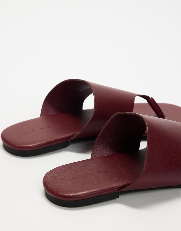 AERE - Delphine Leather Flip Flops - Women's