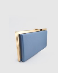 Izoa - Amanda Clutch Light Blue