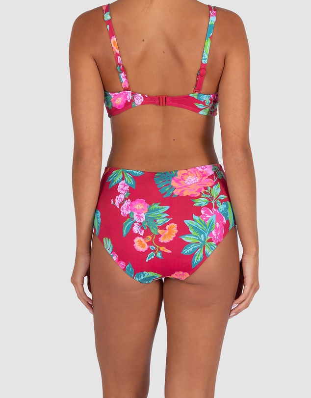 Baku Swimwear - Cala Luna Ruched High Waist Bikini Bottom